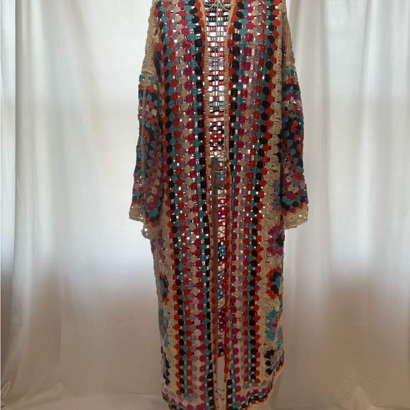 POL Colorful Crochet Cardigan - Picture 2 of 7